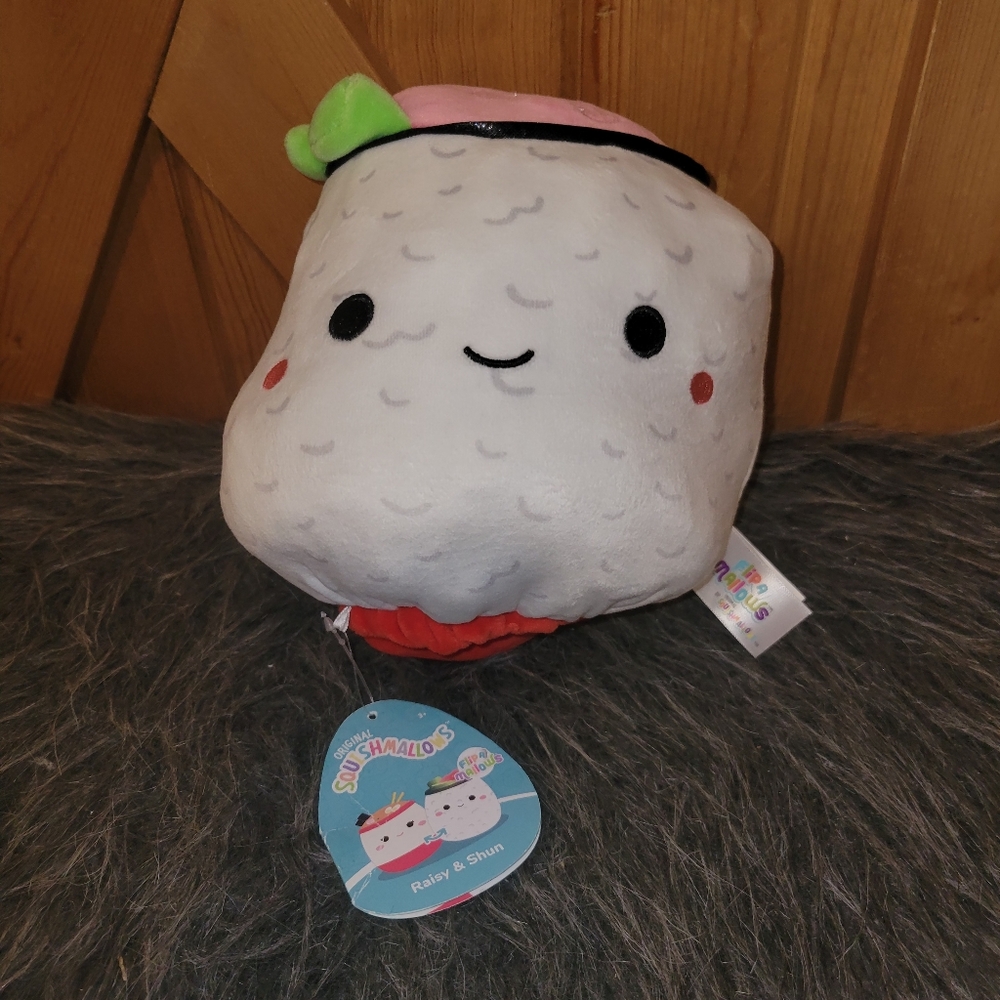 Raisy / Shun 8” Ramen & Sushi Flip a Mallows Original Squishmallow  NWT